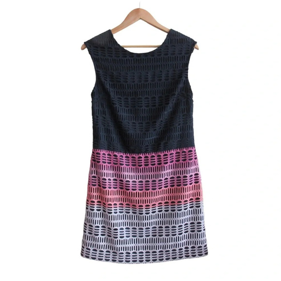 Ted Baker Dresses & Skirts - Ted Baker Dahil Marina Mosaic Blue Pink Lace Dress Size 2 / US 6 Exposed Zip